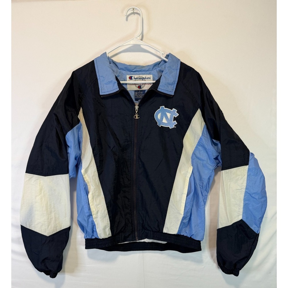 Vintage Champion NCAA North Carolina Tar Heels Jacket Retro Rare Men's Medium